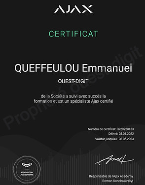 Certification Ajax Partner