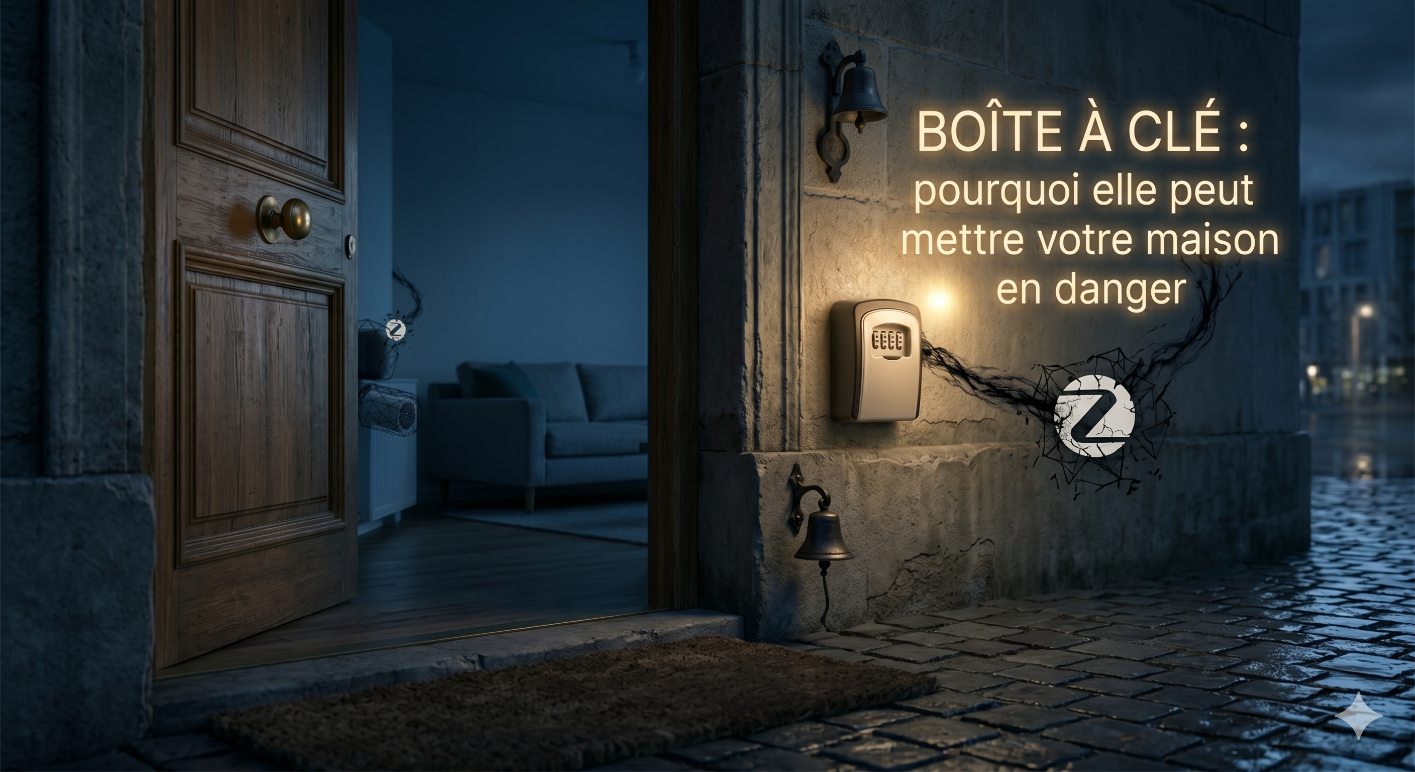 Boîte à clé danger sécurité logement