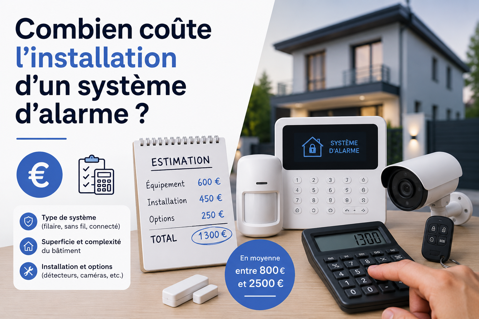 Coût d'installation d'un système d'alarme professionnel en Bretagne