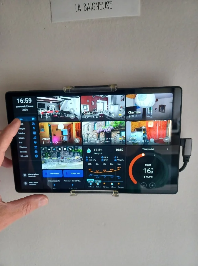 Tableau domotique Home Assistant